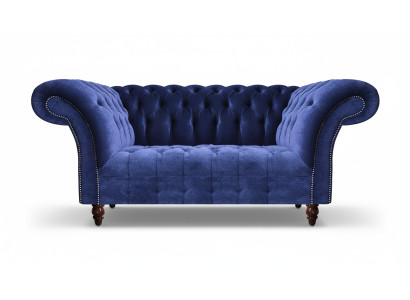 Zweisitzer Sofa Couch Chesterfield Polstermöbel Wohnzimmer Möbel