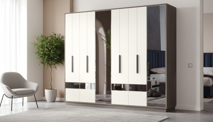 Schlafzimmer Kleiderschrank Luxus Möbel Design Holz Schrank Moderne
