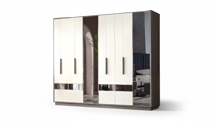 Schlafzimmer Kleiderschrank Luxus Möbel Design Holz Schrank Moderne