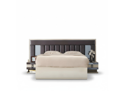 Schlafzimmer Luxus Modern Bett Holz Möbel Doppelbett Design Betten Ehebett