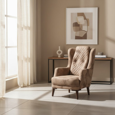 Beige Sofa 3 Sitzer Wohnzimmer Textil Moderne Luxus Dreisitzer Couch