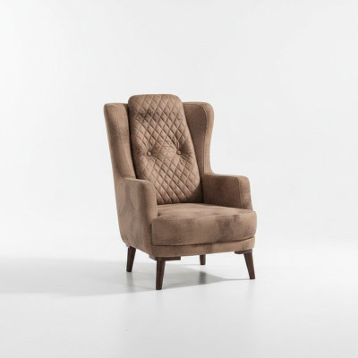 Beige Sofa 3 Sitzer Wohnzimmer Textil Moderne Luxus Dreisitzer Couch