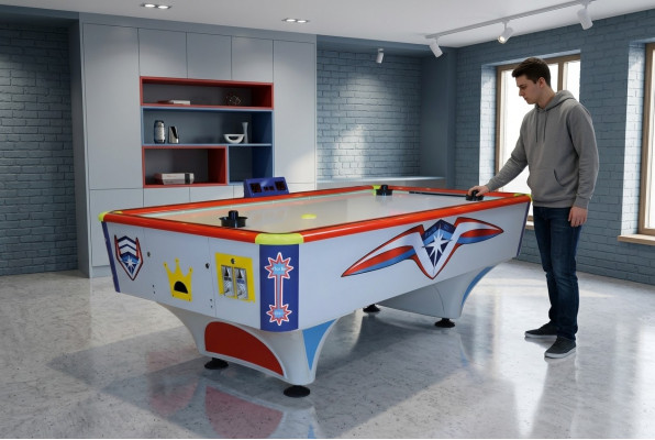 Airhockey Tischhockey Puckspiel Hockey am Tisch Lufthockey Hockeytisch Hockey