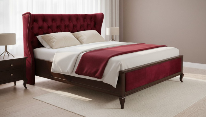 Bett Ruhelager Holzbett Doppelbett Träumebett Komfortbett Luxusbett