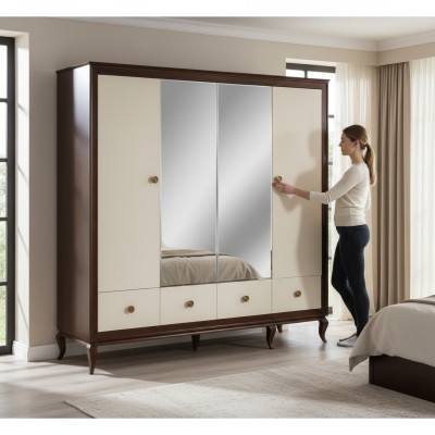 Kleiderschrank Spiegelschrank Garderobenschrank Schlafzimmerschrank Schrank