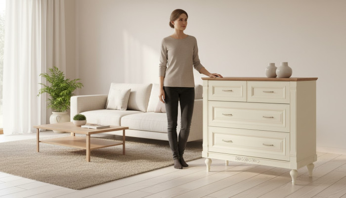 Kommode Wäscheschrank Kommodenschrank Schubladenmöbel Schubladenschrank