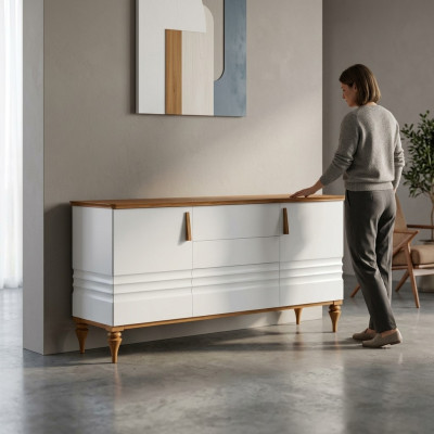 Anrichte Vorratsschrank Buffet Sideboard Buffetschrank Esszimmerschrank