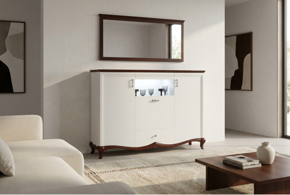 Sideboard Anrichte Schrankbuffet Vitrinenschrank Servierkommode Buffetschrank