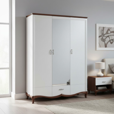 Kleiderschrank Spiegelschrank Garderobenschrank Wäscheschrank