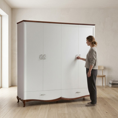 Kleiderschrank Wäscheschrank Schrank Kleiderkasten Garderobenschrank