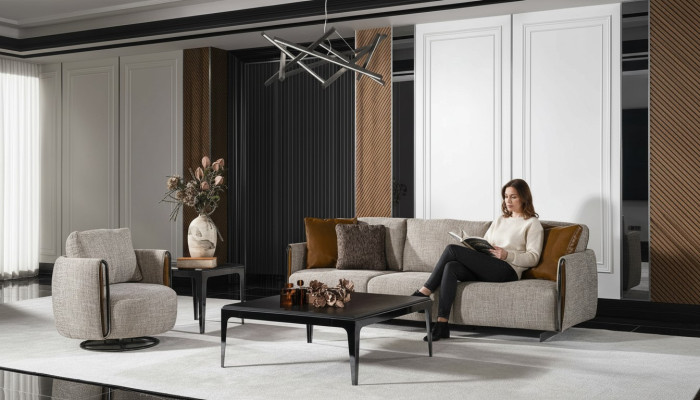 Arbeitszimmer Beiger Computertisch Designer Ecktische Luxus Laptoptisch