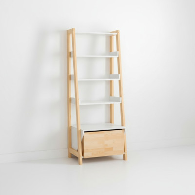 Eleganter Bücherregal Moderne Arbeitszimmer Möbel Holzgestell Regale