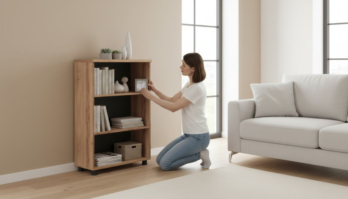 Aktenschrank Einlegenboden Schwarz Braun Zweifarbig Arbeitszimmer Modern