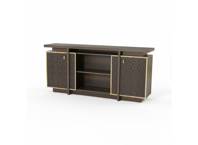 Sideboard Aktenshcrank Braun Arbetiszimmer Wohnzimmer Modern Rechteckig