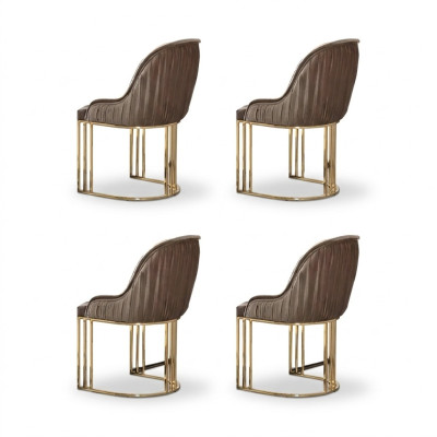 Stühle Esszimmerstühle Set Esszimmer Gruppe Essgarnitur Stuhl  4tlg Grau Stoff