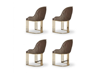 Stühle Esszimmerstühle Set Esszimmer Gruppe Essgarnitur Stuhl  4tlg Grau Stoff