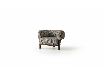 Luxuriöse Wohnzimmer Möbel Designer Lehnsessen Polster Einzelsitzer