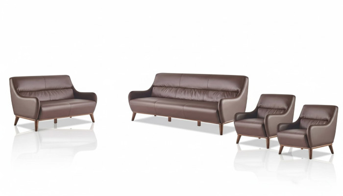 Sofagarnituren Klassisch 3-Sitzer 2-Sitzer Sessel Leder Couch Sofa-Set