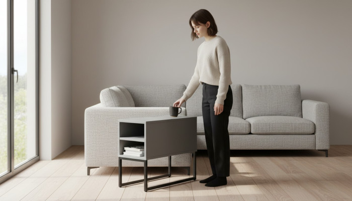 Aktenschrank Regalen Grau Rechteckig Büroeinrichtung Arbeitszimmer Modern
