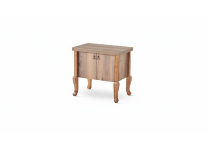 Kommode Braun Türen Stauraum Klassisch Rechteckig Holz Sideboard Büro