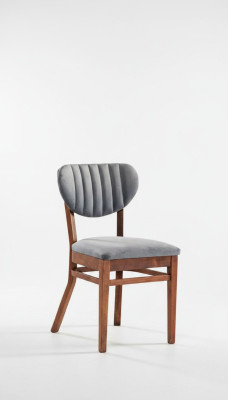 Stuhl Esszimmerstuhl Designer Textil Stühle Holz Luxus Esszimmerstühle