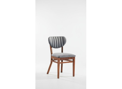 Stuhl Esszimmerstuhl Designer Textil Stühle Holz Luxus Esszimmerstühle