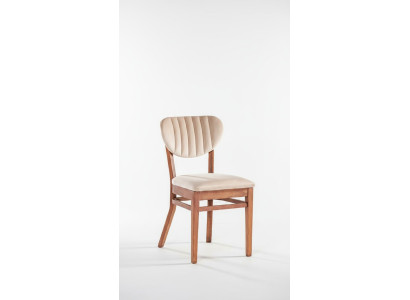 Esszimmerstuhl Luxus Modern Stühle Holz Design Holzstuhl Möbel Stoff