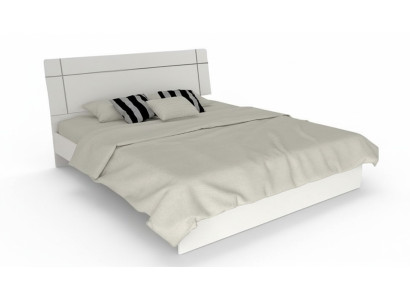 Bett Schlafzimmer Doppelbett 160сm Matratze weiß moderner Stil Holz