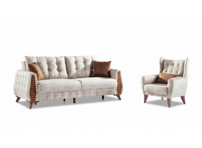 Wohnlandschaft Polstergarnitur Sitzgruppe Sofagarnitur Sofa Couchgarnitur Set 31