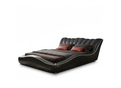 Bett Luxus 180x200 Schlafzimmer Kunstleder Möbel Modern Design Neu
