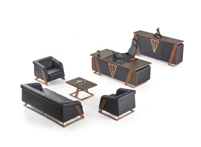 Büroeinrichtung Schreibtisch Bürostuhl Sideboard Sofagarnituren Couchtisch