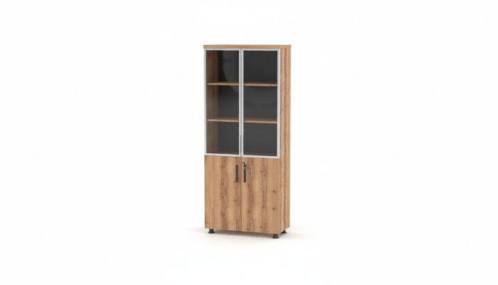 Büroeinrichtung Aktenschrank Büro Glastüren Regale Naturlich Modern