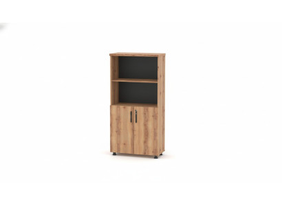 Aktenschrank Türen Regale Naturlich Modern Braun Holz Büroeinrichtung