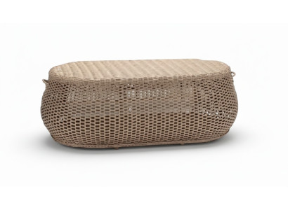 Couchtisch Braun Luxus Moderner Tisch Design Kaffeetisch Rattan Beistell