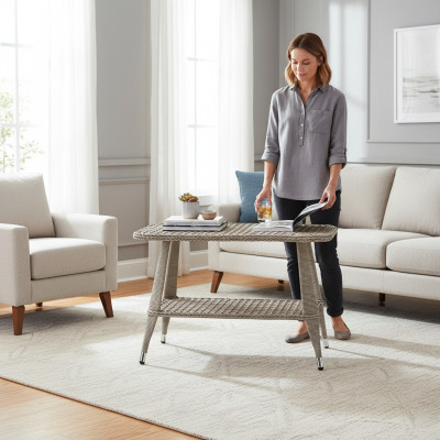 Couchtisch Rechteckig Beistelltisch Tische Design Luxus Gartenmöbel Kaffeetisch