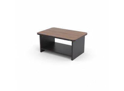 Couchtisch Büro CEO Rotholz Holz Arbeitszimmer Luxus Modern Chef Exclusive Neu