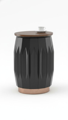 Beistelltisch Tisch Rundtisch Couchtisch royal Designer Möbel designer Edelstahl