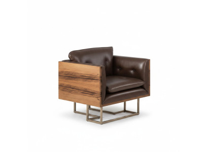 Stuhl 1x Ess Zimmer Polster Stuhl Sessel Fernseh Lounge Club Leder Textil Sitz