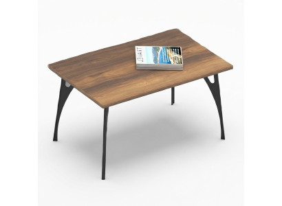 Arbeitszimmer Couchtisch Braun Beistelltisch Holztisch Tischchen Holz