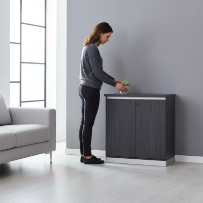 Anrichte Sideboard Buffet Kredenz Vitrinenschrank Büroschrank Schrank Kommode