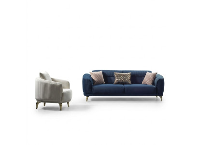 Sitzgarnitur Sofa-Set Wohnzimmergarnitur Polstergarnitur Wohnlandschaft Couch
