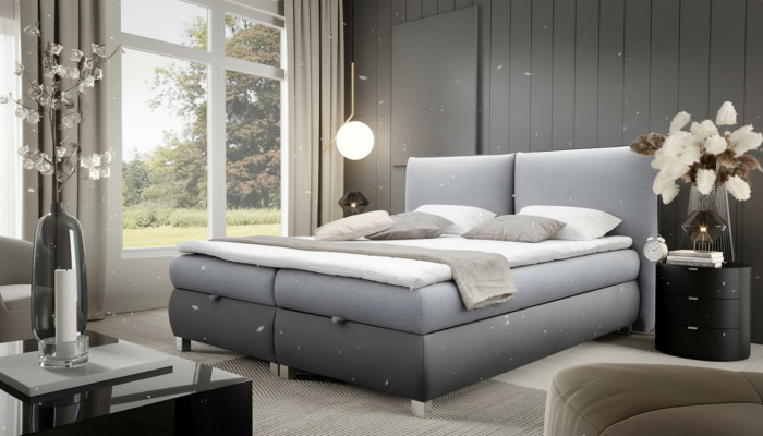 Bett Polster Design Luxus Doppel Hotel Betten Königliches Modern Holz Möbel Neu