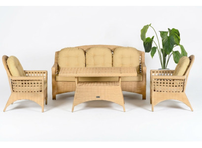 GartenMöbel Set4tlg Sofagarnitur Terrasse Sofa Couchtisch Benutzerfreundlichkeit