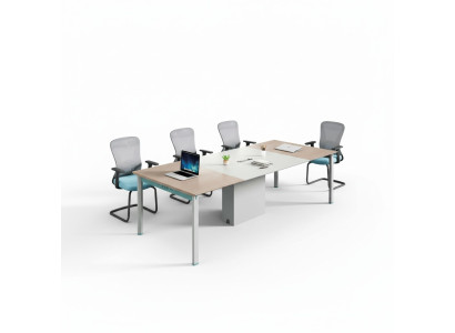Büro Einrichtung Konferenztisch Meeting Table mit Regal Komplette Einrichtung