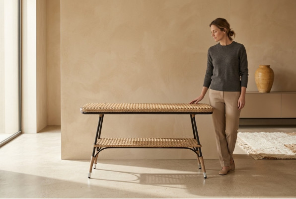 Couchtisch Beistelltisch Braun Design Luxus Gartenmöbel Möbel Kaffeetisch