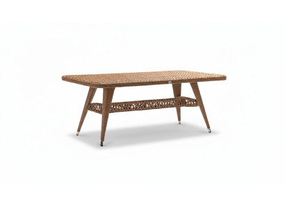 Couchtisch Rattan Luxus Hochwertig Moderner Rechteckig stilvoll Kaffeetisch