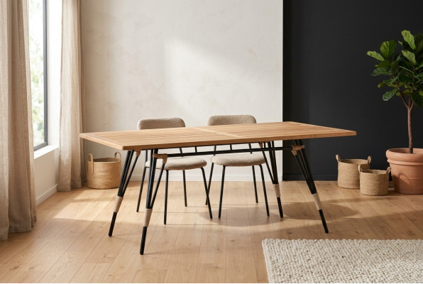 Couchtisch Rechteckig Braun Luxus Hochwertig Rattan Moderner Design Kaffeetisch