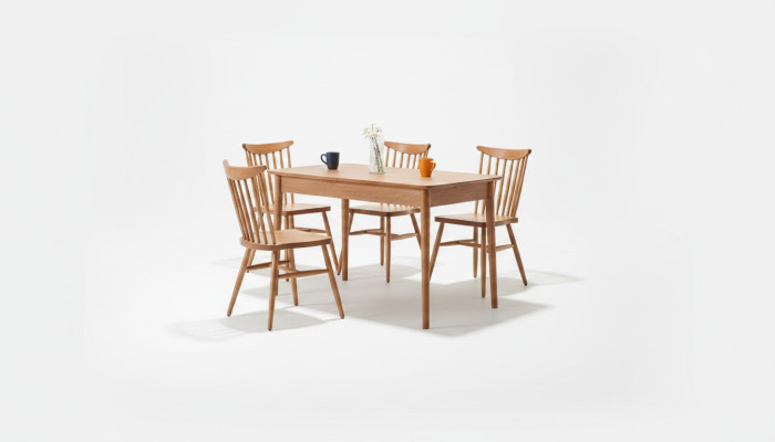 Esszimmer Set Garnitur Braun Tisch 4x Stühle Design Modern Möbel Luxus Esstisch