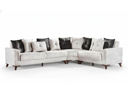 Wohnlandschaft Ecksofa Sofas Bettkasten Polstersofa Couch Sofa L-Form Eckcouch