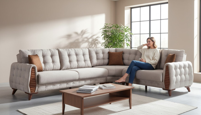 Wohnlandschaft Eckcouch Polsterecke Ecklounge Ecksofa Design Sofa Couch 325x255